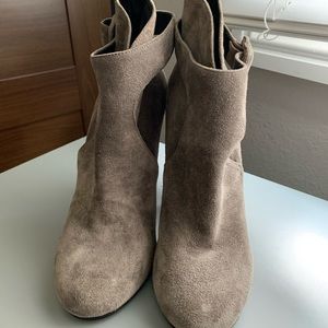 - Alaia suede buckle booties 35 1/5